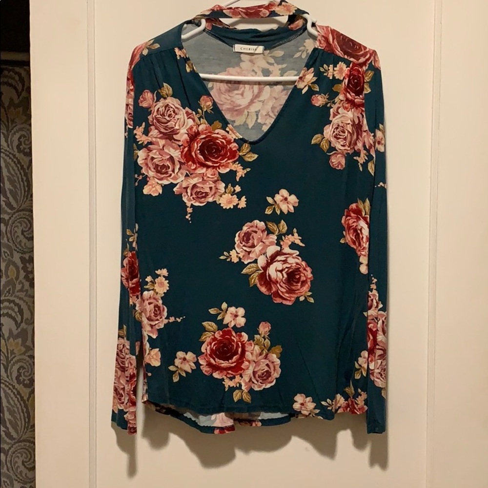 Long Sleeve choker shirt